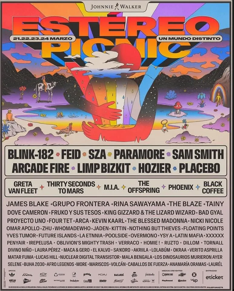 line up completo del festival.