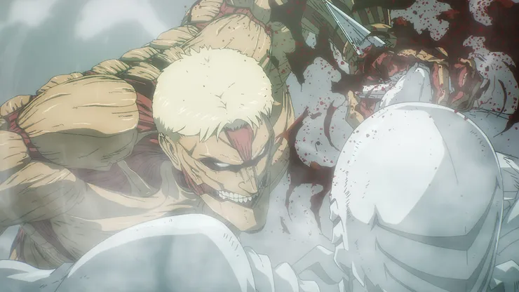 La batalla no tuvo tregua en el final de Shingeki No Kyojin.