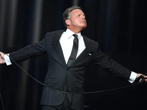 El video con la lesión de Luis Miguel en medio del concierto