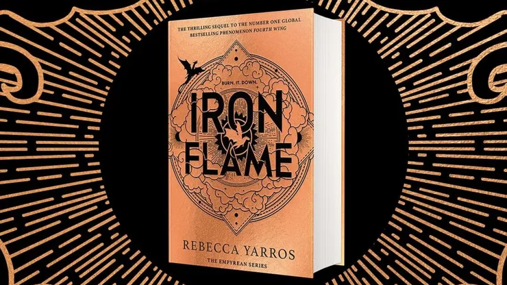 Portada oficial de Iron Flame.