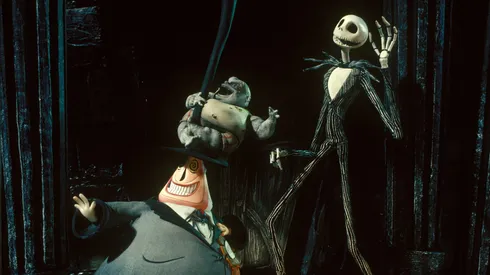 (L-R) Mayor (Glenn Shadix), Jack Skellington (Chris Sarandon) ©Disney Enterprises, Inc. All rights reserved.