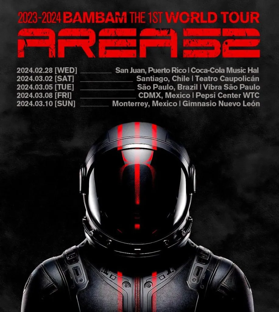 La gira de Bambam en Latinoamérica 2024.