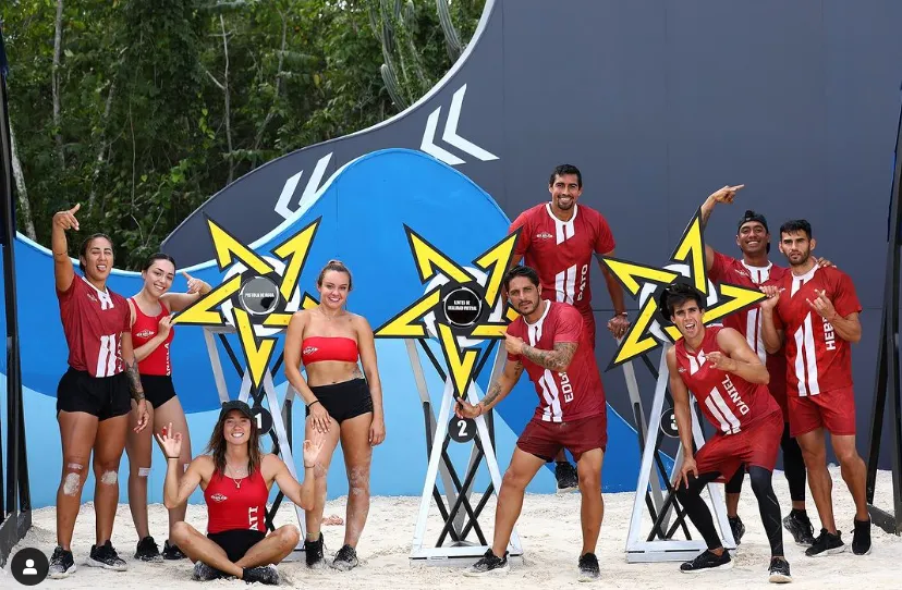 El equipo Rojo ganó el Duelo de los Enigmas, pero no todo fueron risas para ellos. Imagen: @exatlonmx.