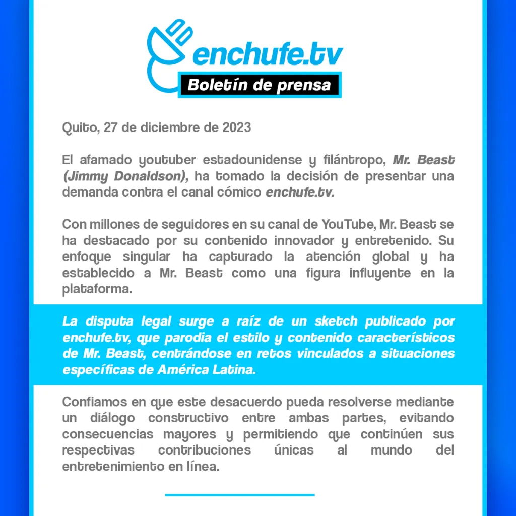 Imagen: @enchufetv.
