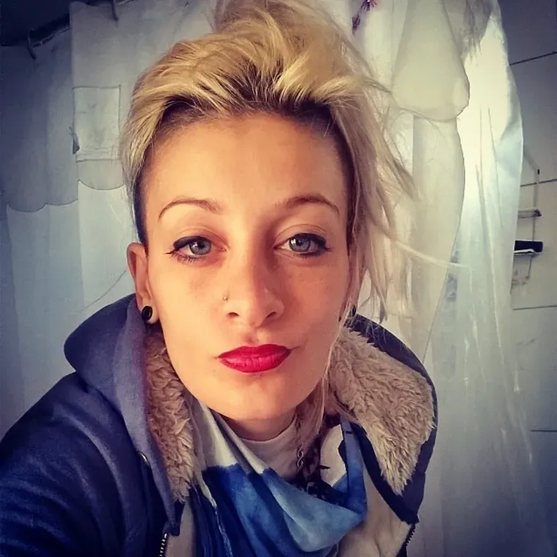 Juliana “Furia” Scaglione antes de ingresar a Gran Hermano.