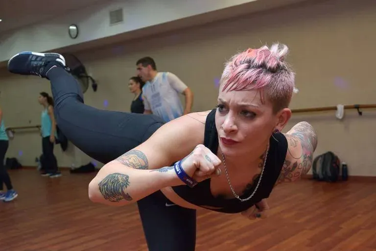 Juliana “Furia” Scaglione antes de ingresar a Gran Hermano.