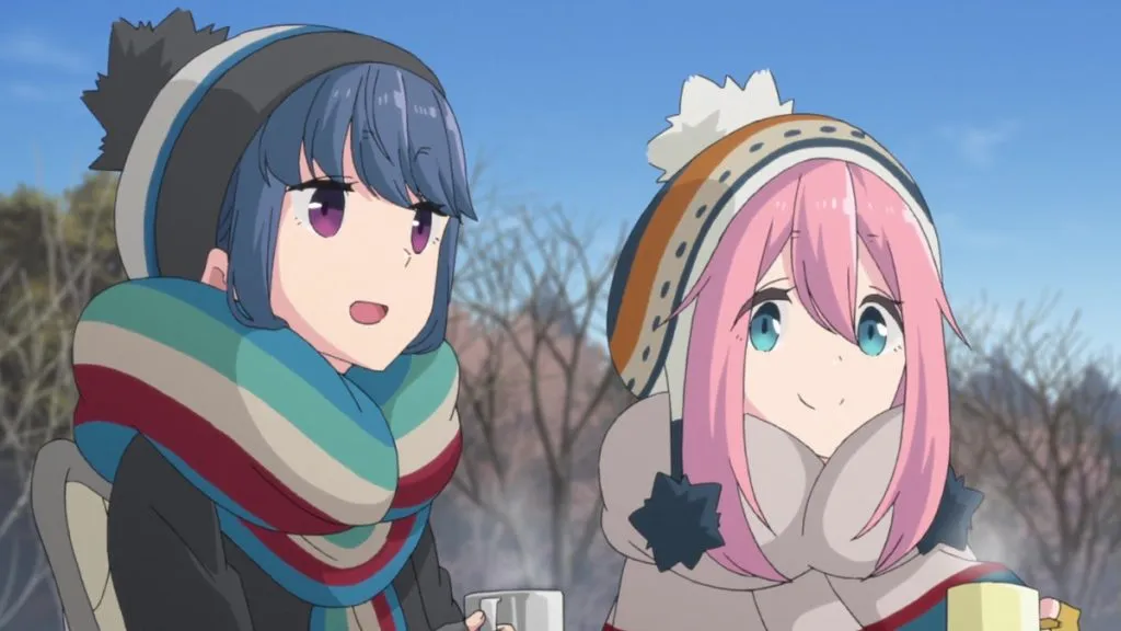 El episodio navideño de Laid Back Camp.