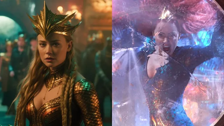 Amber Heard como Mera, para la saga de Aquaman.