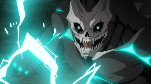 Una de las nuevas imágenes que arrojó el trailer del animé Kaiju No. 8.