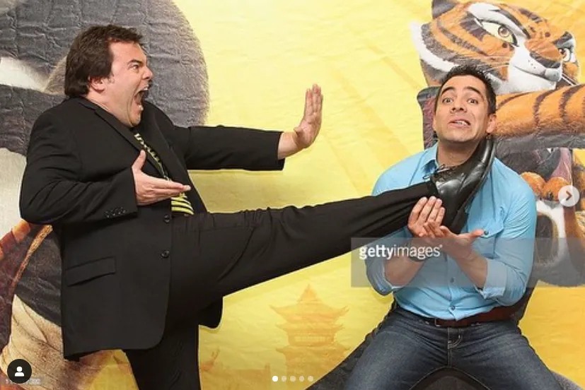 Con esta imagen, Omar Chaparro adelantó en su Instagram el estreno del tráiler de Kung Fu Panda 4. Imagen: @omarchaparro.