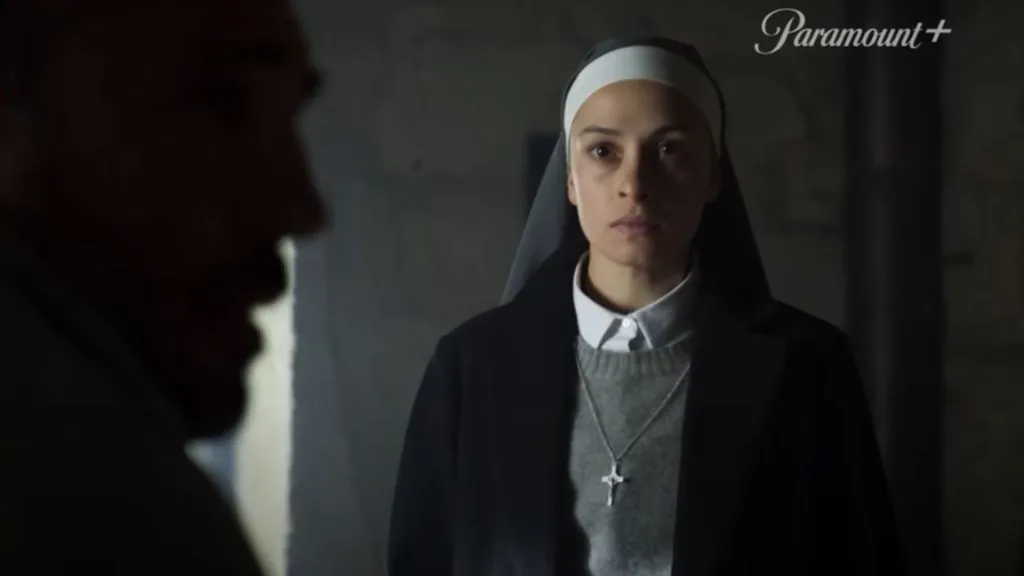 Sor Emilia tiene un papel mucho más importante en la segunda temporada de la serie. Imagen: @paramountplusmx.
