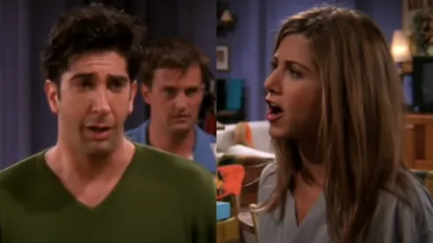 El momento "We're on a break" entre Rachel y Ross, cuando ella le lanza la cómica pero lapidaria frase.