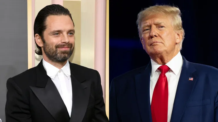El cambio de Sebastian Stan para ser Donald Trump.