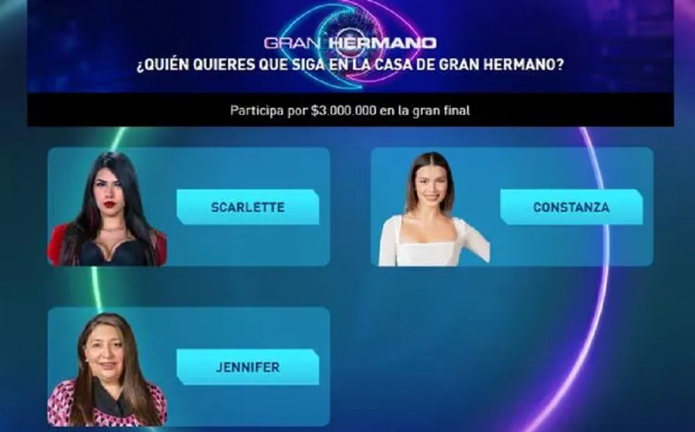 Este domingo es la final del reality.