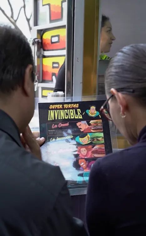 El menú de las tortas estuvo basado en los personajes de la serie. Imagen: @primevideomx.