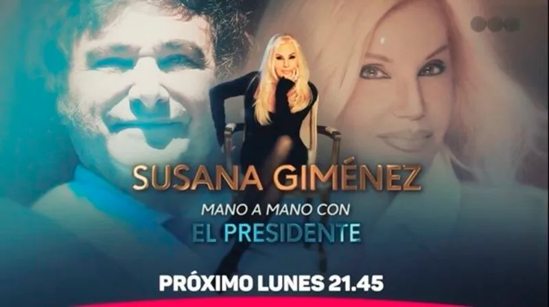 Susana Giménez entrevistará a Javier Milei en Telefe.