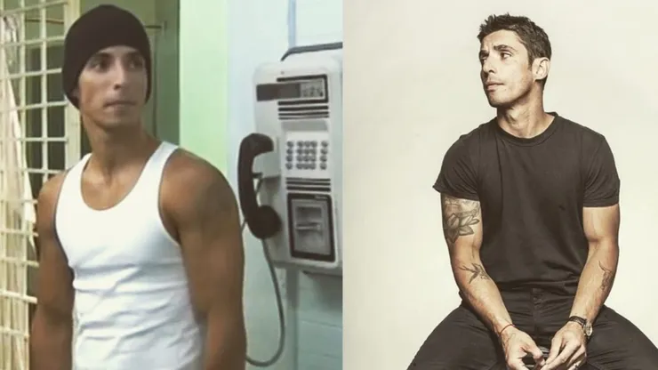 Esta foto muestra el cambio en una década del actor.