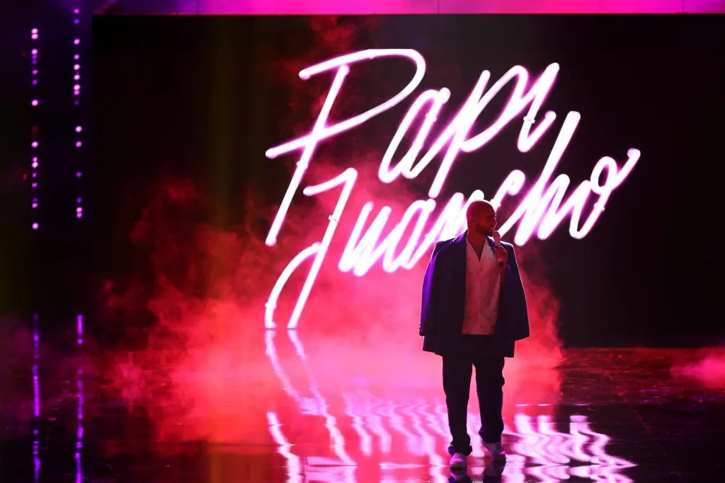 Imagen de Maluma, en su presentación en esta ceremonia en 2021. Imagen: Getty Images.