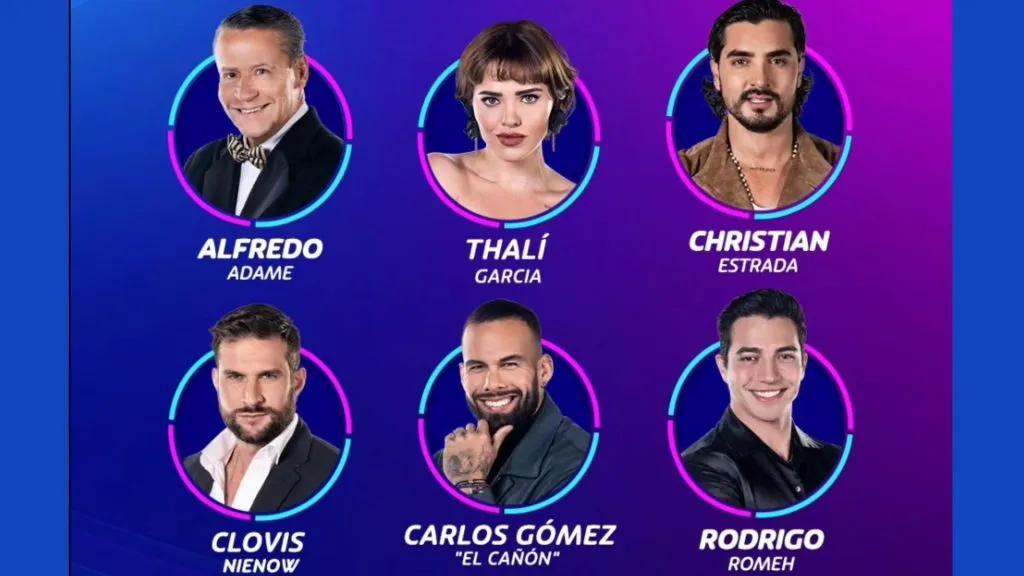 Nominados de La Casa de los Famosos 4 (Instagram @telemundorealities)