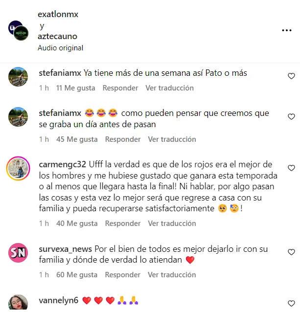 Los fans del Exatlón han sido implacables con su exigencia de que Pato abandone la competencia. Imagen: @exatlonmx.