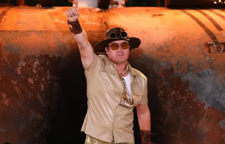 La Máxima Autoridad demostró que también puede ponerse al tú pot tú con los atletas que participan en la competencia. Imagen: @exatlonmx.