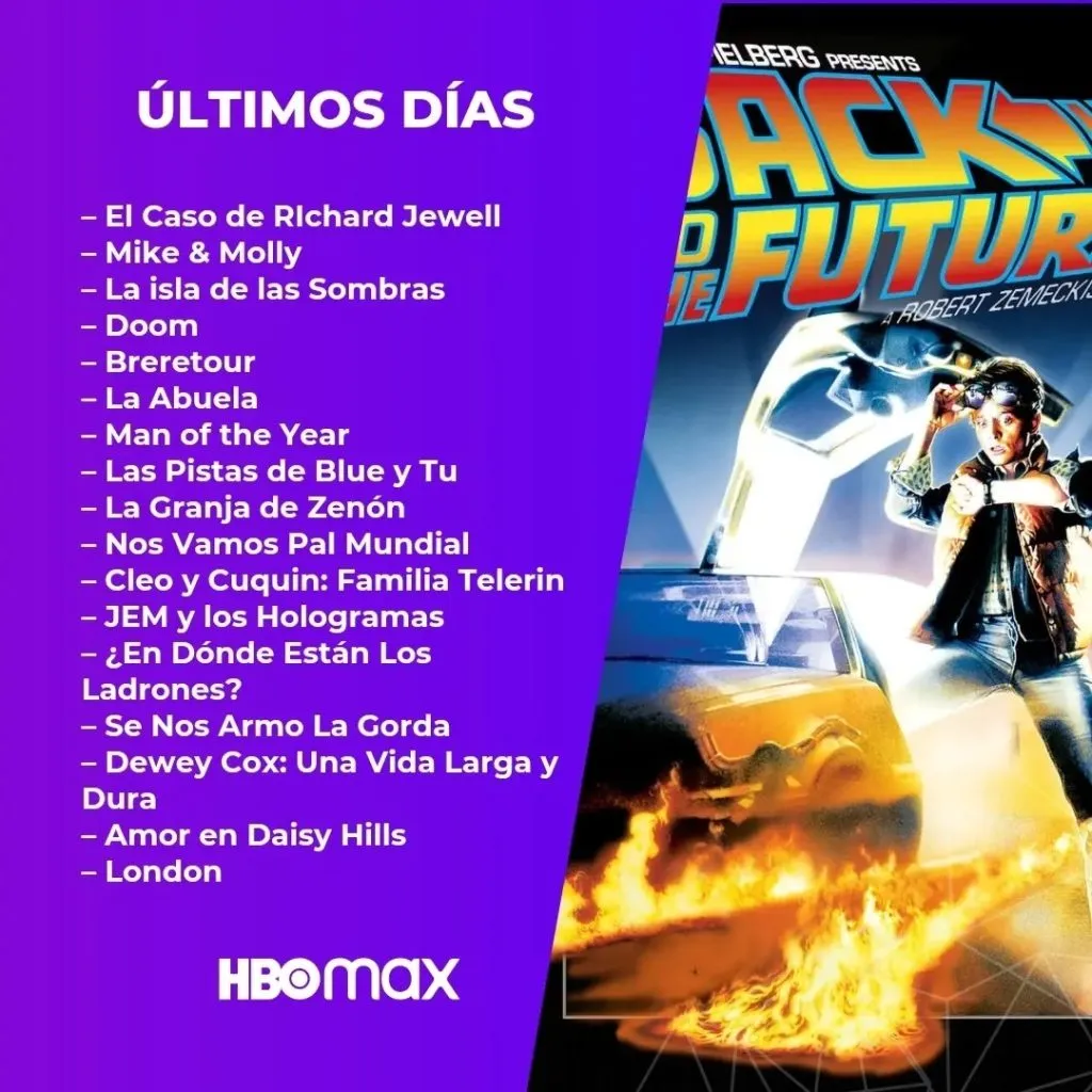 Los títulos que pasan sus últimos días en HBO Max. – Parte 2