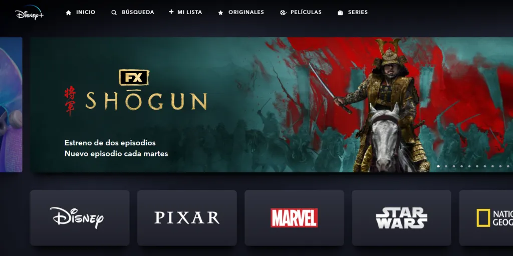 La plataforma presenta esta notificación del error 41 cuando algún material es muy consumido por los usuarios. Imagen: Disney+.