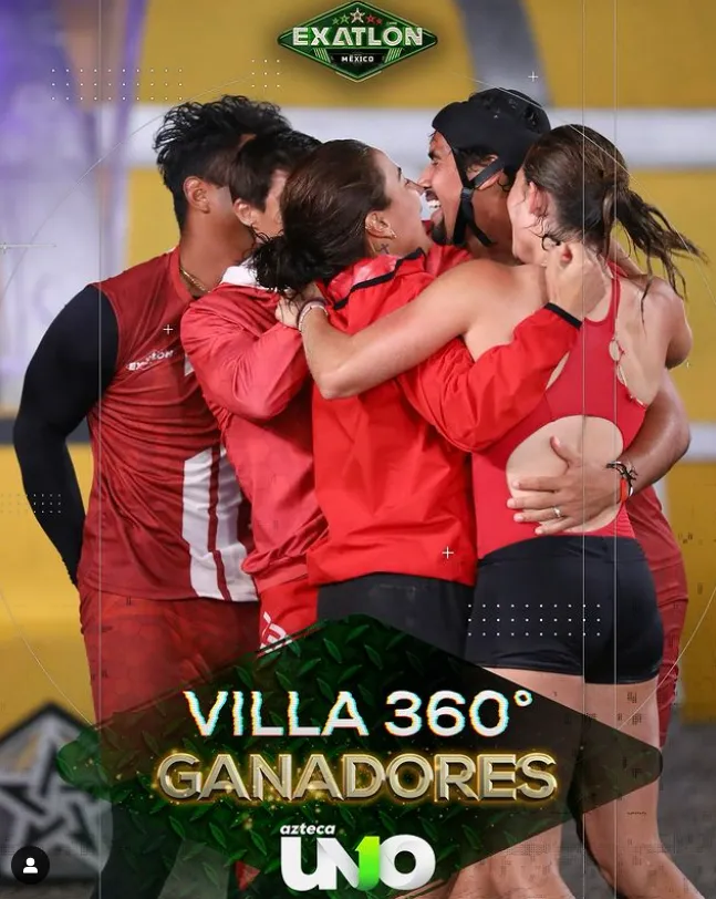 A los Rojos les basta con ganar este domingo La Supervivencia para poner en aprietos a los Azules. Imagen: @exatlonmx.