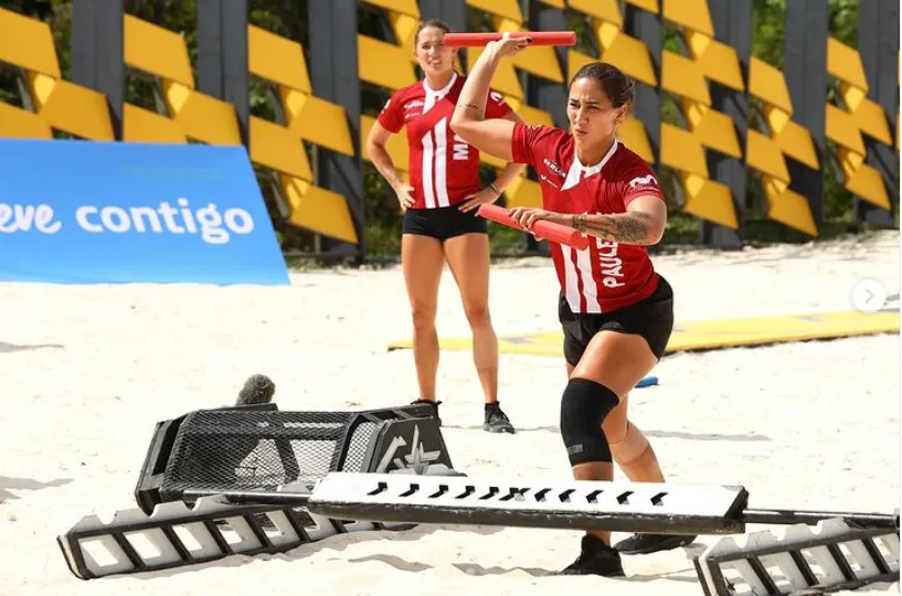 Los Rojos verían aplastado su sueño de llegar juntos a la gran final. Imagen: @exatlonmx.