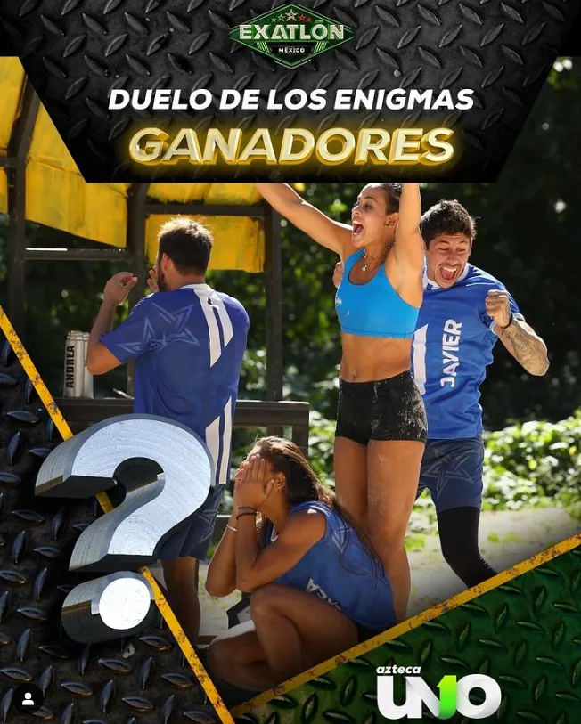 Los Azules fueron imparables en El Duelo de Los Enigmas. Imagen: @exatlonmx.