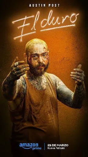 Así se ve Post Malone en la película. (Prime Video)