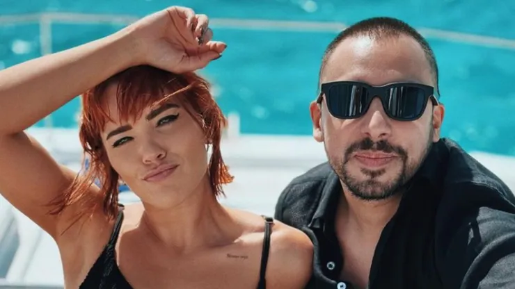 Thalí García y su esposo