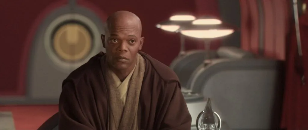 Samuel L. Jackson como Mace Windu. (IMDb)
