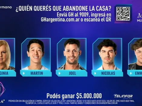Encuesta: ¿Quién debe ser eliminado de Gran Hermano Argentina 2024 este lunes?