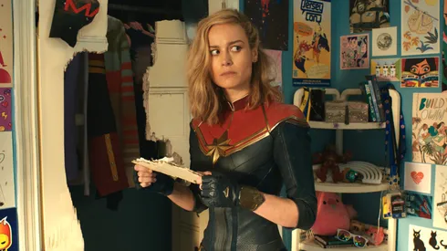 Brie Larson es una de las protagonistas de la más recientes película de Disney+, The Marvels.