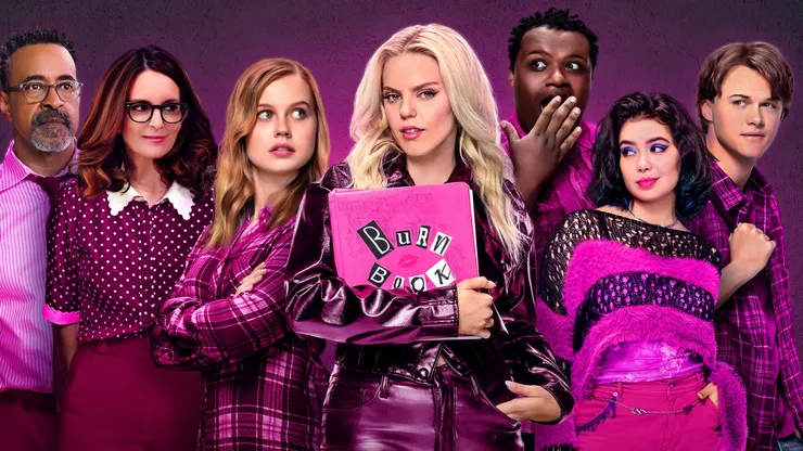 El reparto principal de Chicas Pesadas, el remake musical de la película original de 2004.