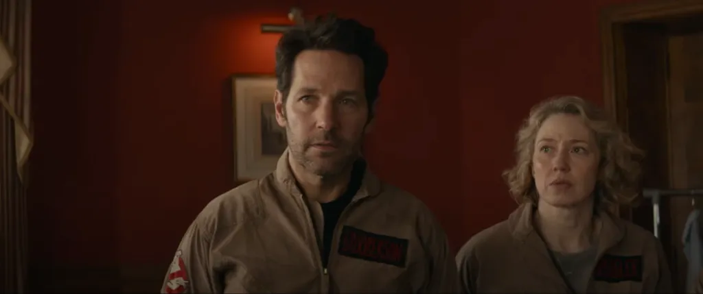 Paul Rudd y Carrie Coon se han integrado de forma muy natural a esta franquicia. Imagen: @SonypicturesMexicoOficial.