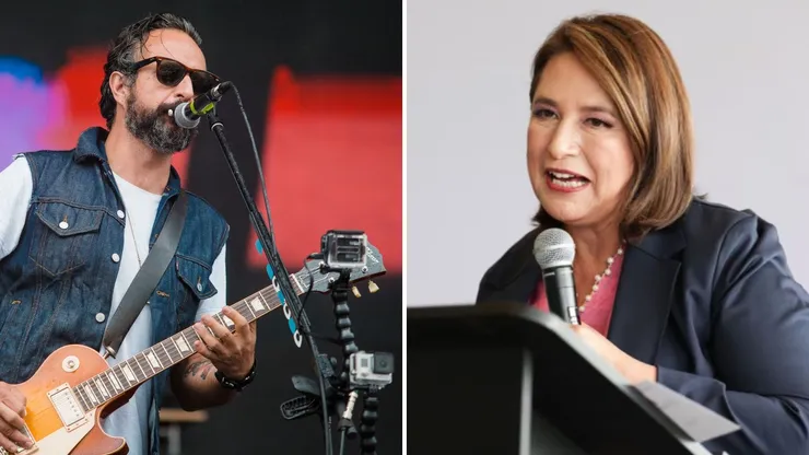 La banda de rock y la candidata de la oposición en México tuvieron un cruce esta semana.