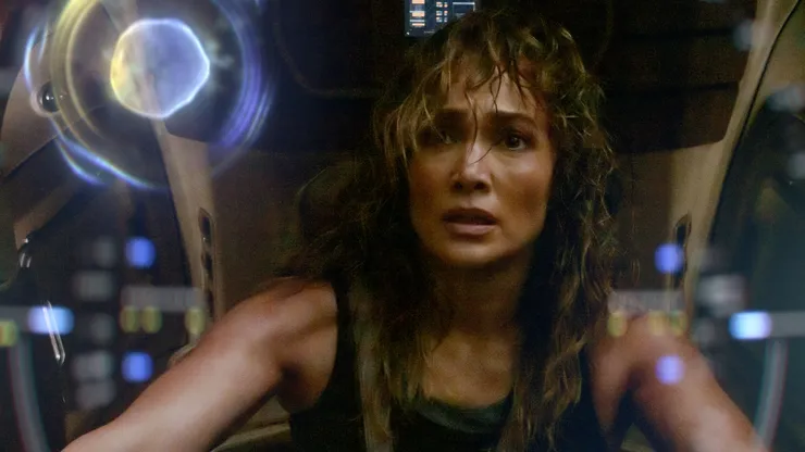 Jennifer López en Atlas, de Netflix.
