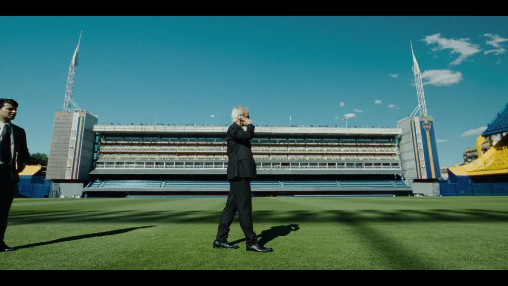 Algunas escenas se rodaron en la cancha de Boca. (Star+)