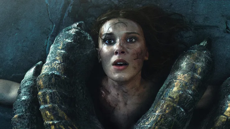 Millie Bobby Brown en el enfrentamiento con el feroz dragón de Damisela.