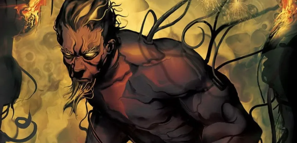 Así es como luce Bastion en su versión de los comics, muy similar a lo que vemos en el capítulo 7. Imagen: CBR.com.