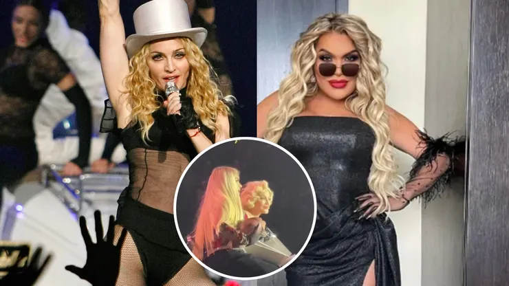 Madonna y Wendy Guevara juntas en el escenario