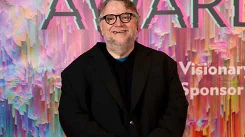 El director mexicano no pudo evitar reaccionar al homenaje que le hicieron.