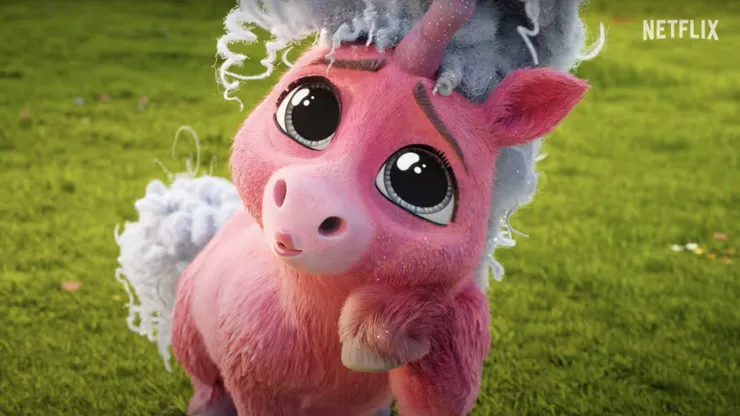 La protagonista de Telma La Unicornio, de Netflix.