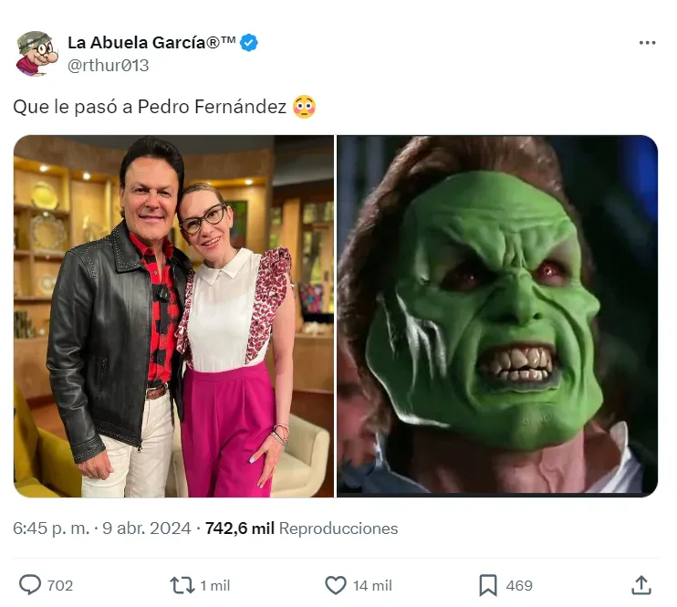 Este es uno de los tantos memes que los internautas compartieron en redes sociales. Imagen: X.