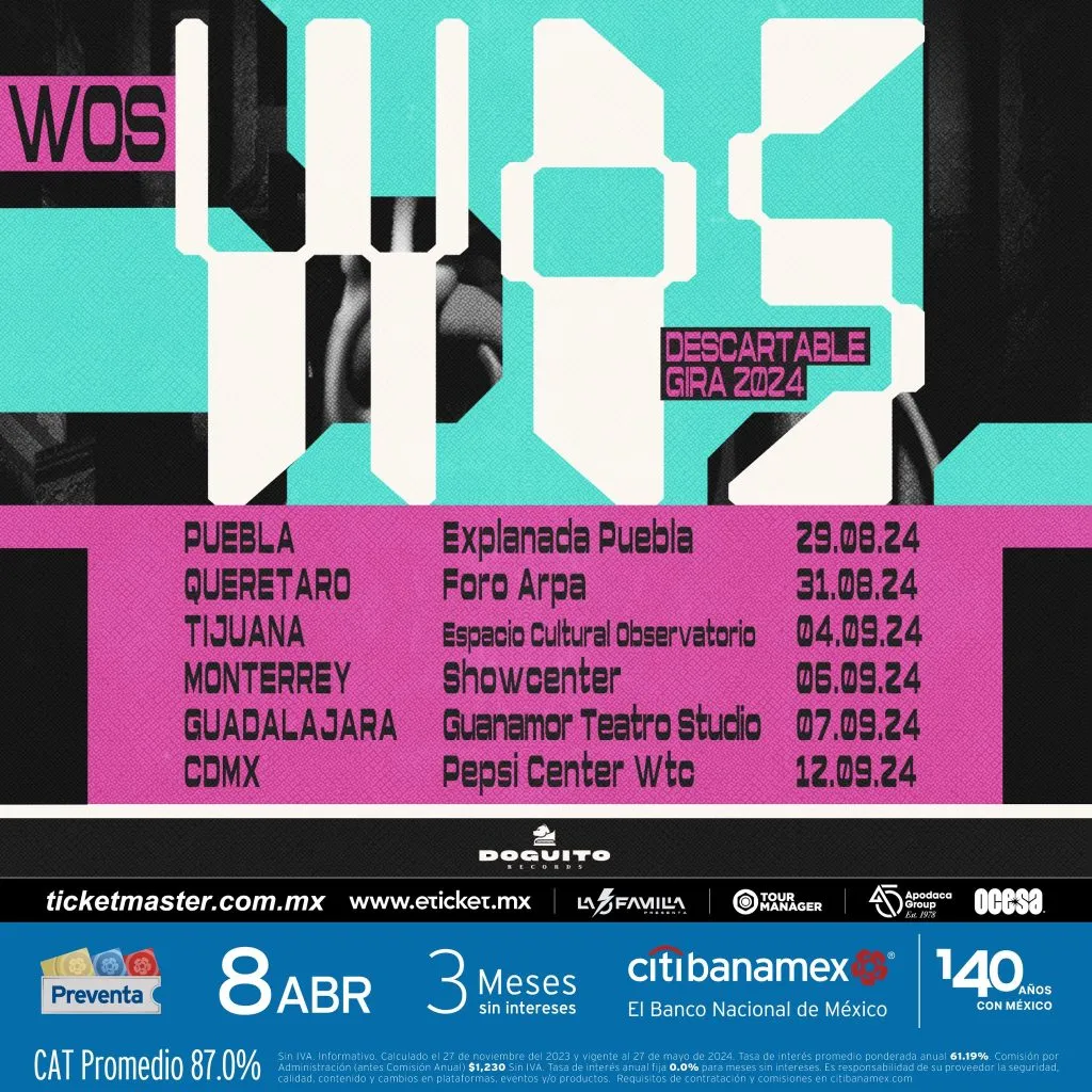 Las fechas de Wos en México 2024.