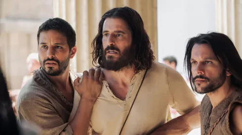 Una de las escenas de la popular serie religiosa The Chosen, con Jonathan Roumie como protagonista.