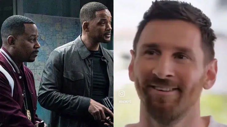 Messi promociona Bad Boys 4 con Will Smith.