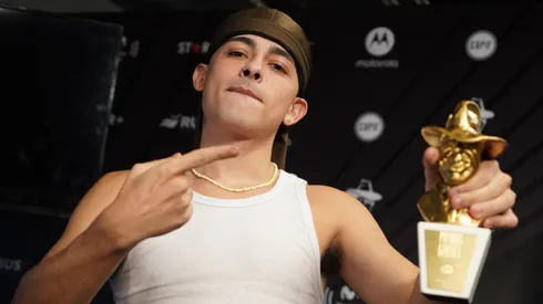 Trueno viene de ganar el Premio Gardel de Oro 2023.